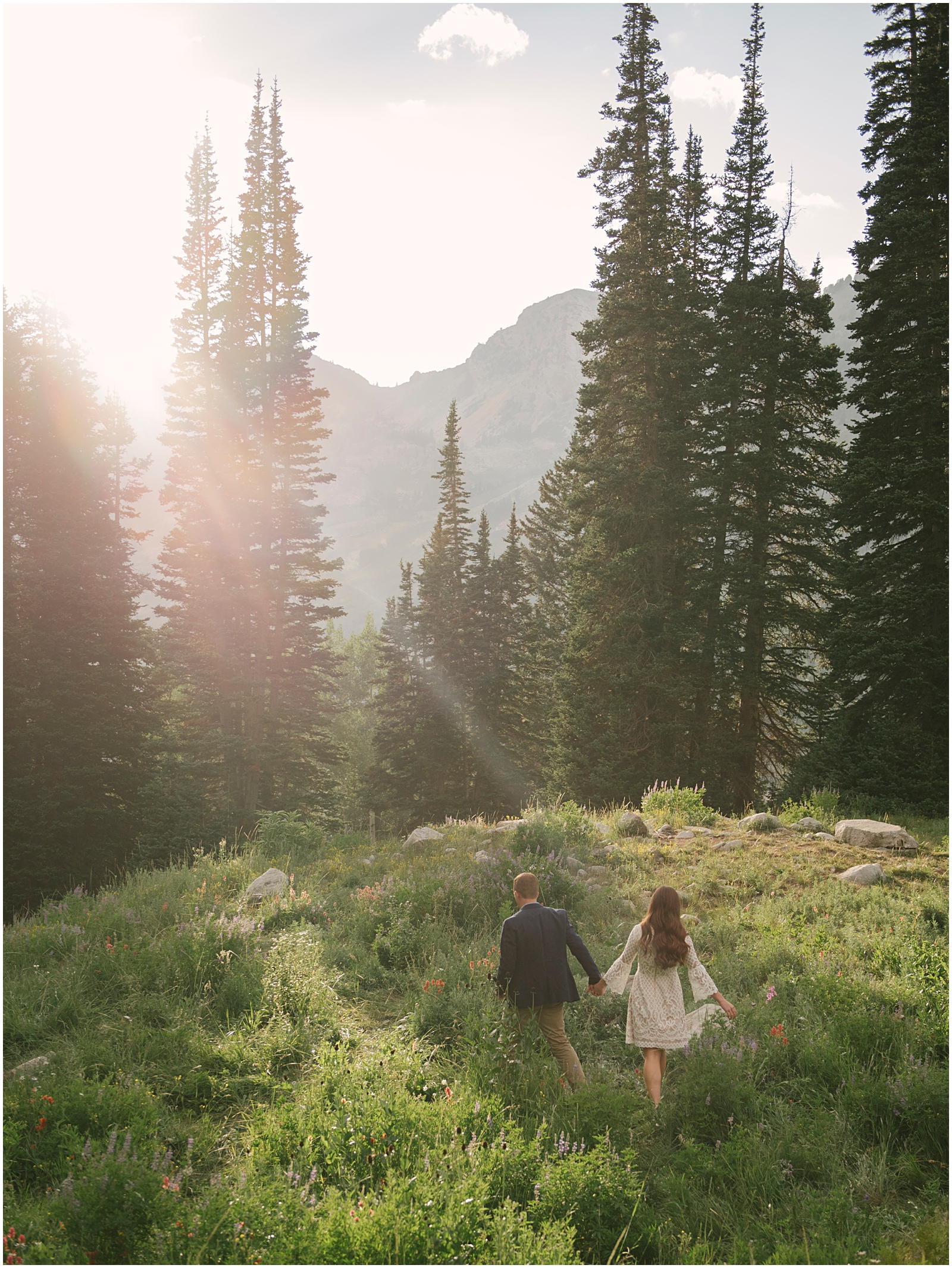 mountain wedding, summer wedding, wedding photographer, utah wedding, outdoors engagements, mountain engagements