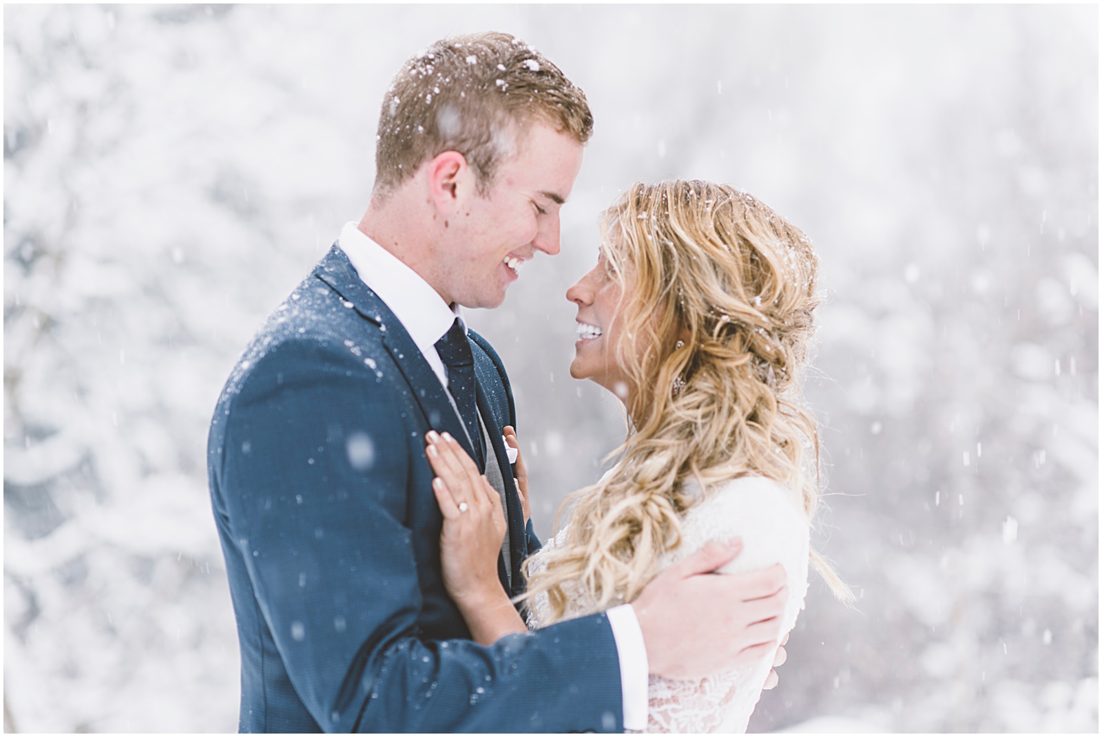 wedding, winter wedding, utah wedding, lace dress, lace wedding dress, snowy wedding shoot, bridals, winter bridals, bhld dress, bhld lace wedding dress, 