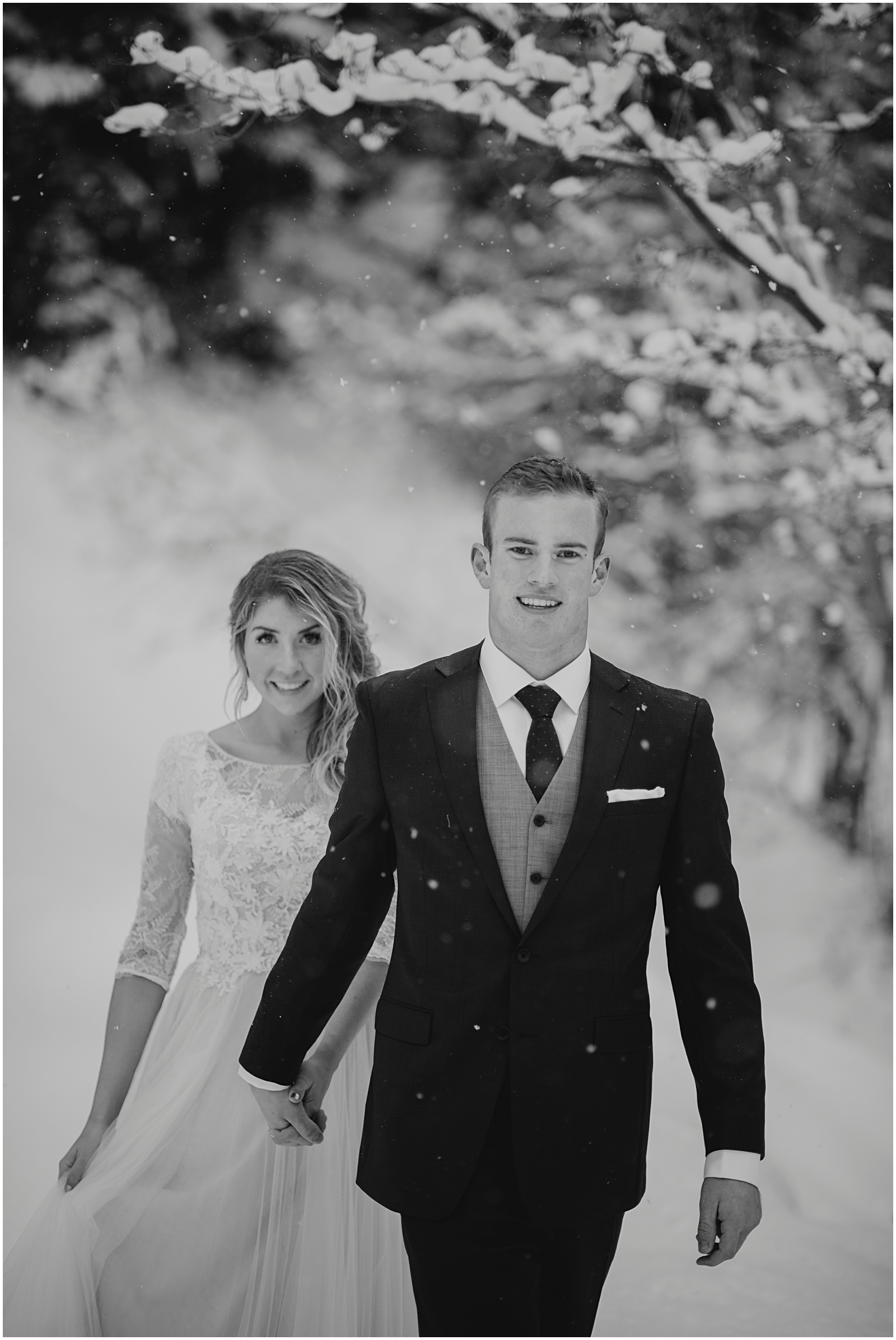 wedding, winter wedding, utah wedding, lace dress, lace wedding dress, snowy wedding shoot, bridals, winter bridals, bhld dress, bhld lace wedding dress, 