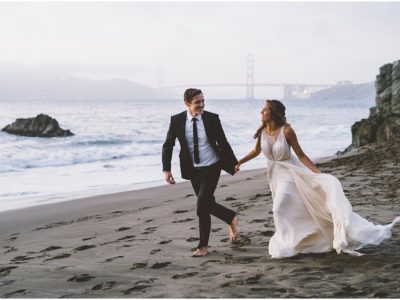 San Francisco Wedding - Bay Beach Elopement