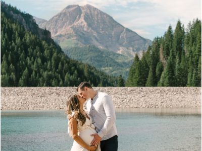 Couple's Maternity Session - Tibble Fork Reservoir